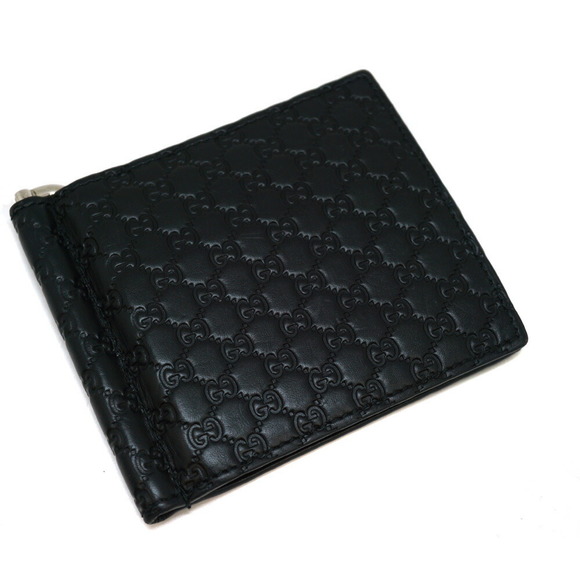 Gucci Black ssima Billfold Accessory Money Clip Leather - Picture 1 of 9